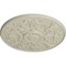 Ekena Millwork Versailles Ceiling Medallion (Fits Canopies up to 3 1/4"), Hnd-Painted Clear Yellow, 33"OD x 1 3/4"P CM33VECYF - alternate 3